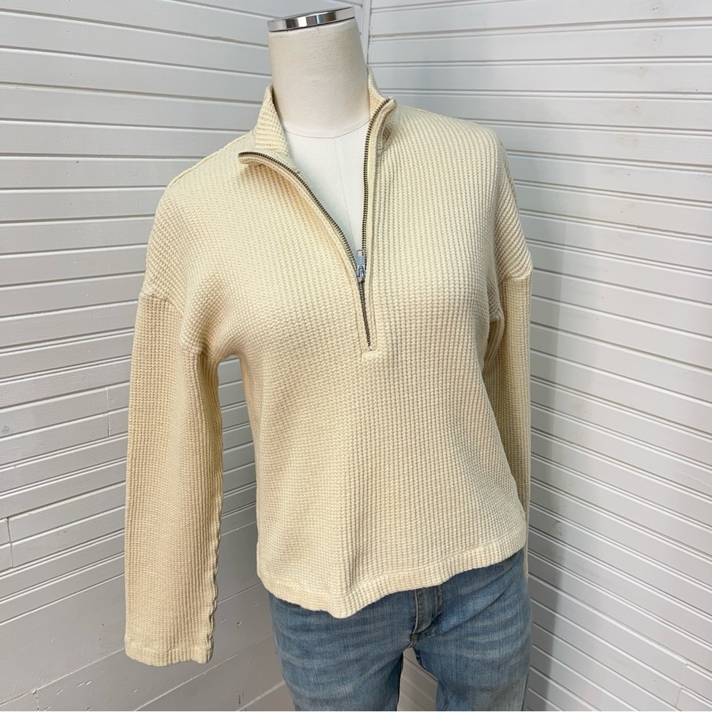 Reformation Yale Waffle Zip